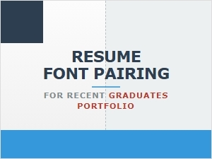 Font Pairings for Your Graduation Portfolio